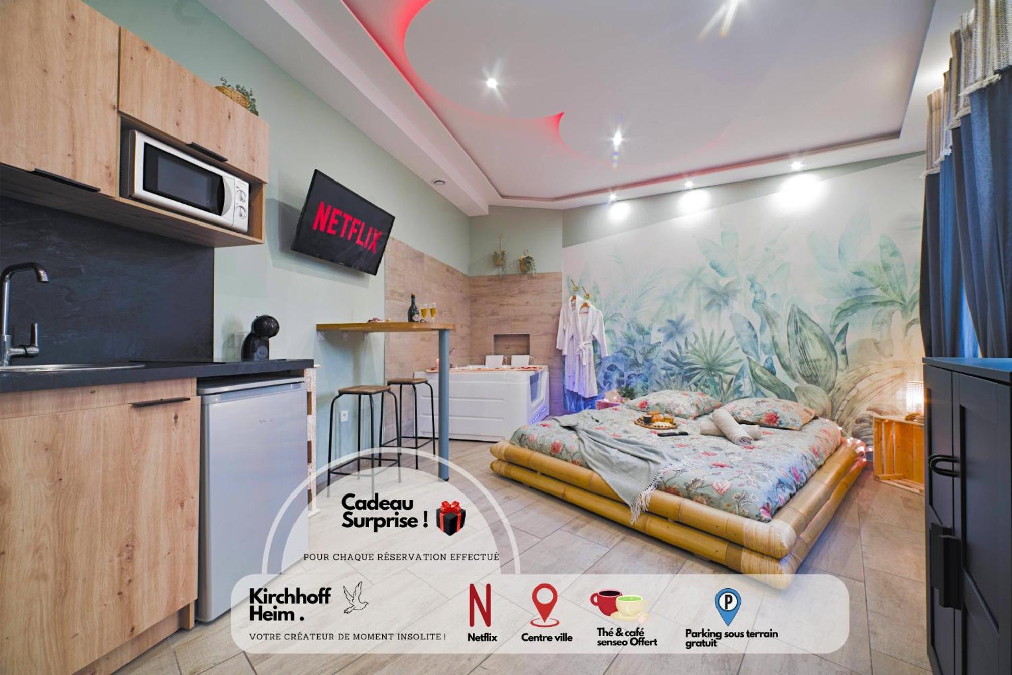 Apartment Tropicoon Jacuzzi Centre Parking Free Mulhouse